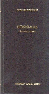 Dionisiacas. Cantos XXV-XXXVI