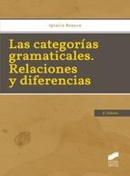 CATEGORIAS GRAMATICALES. RELACIONES Y DIFERENCIAS (2º EDIC)